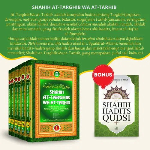 Shahih At-Targhib wa At-Tarhib Lengkap (Bonus Shahih Hadits Qudsi)