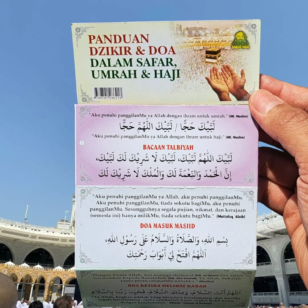 Panduan Dzikir & Doa dalam Safar, Umrah dan Haji (Model Kartu Lipat)
