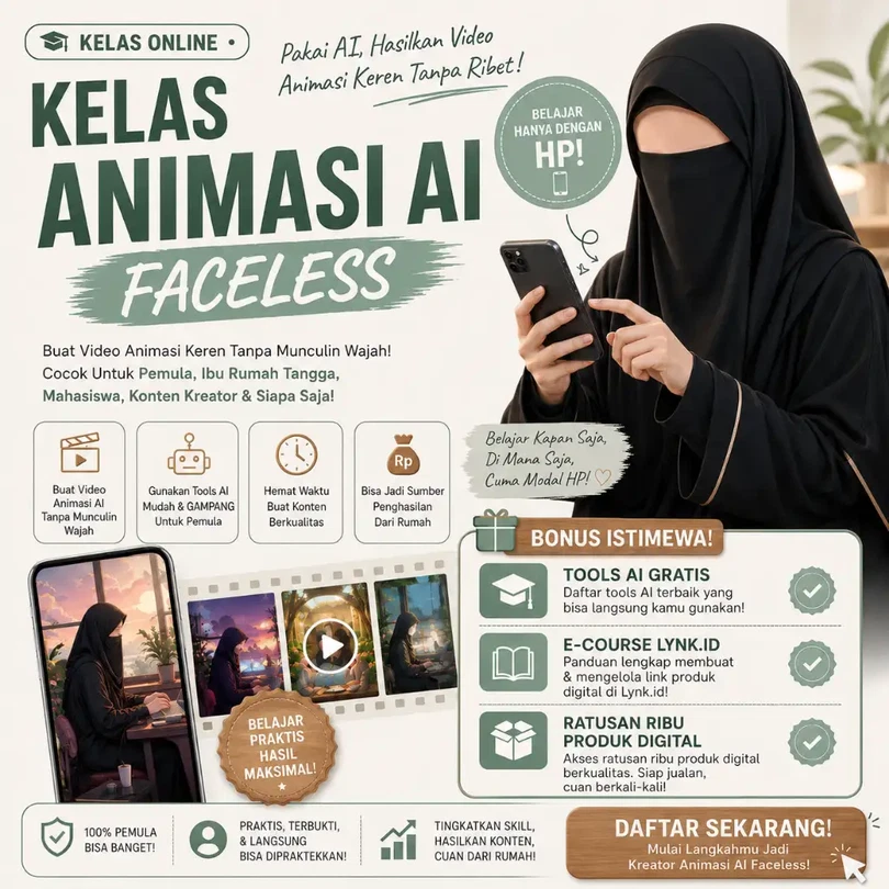 Kelas Privat Animasi AI Faceless
