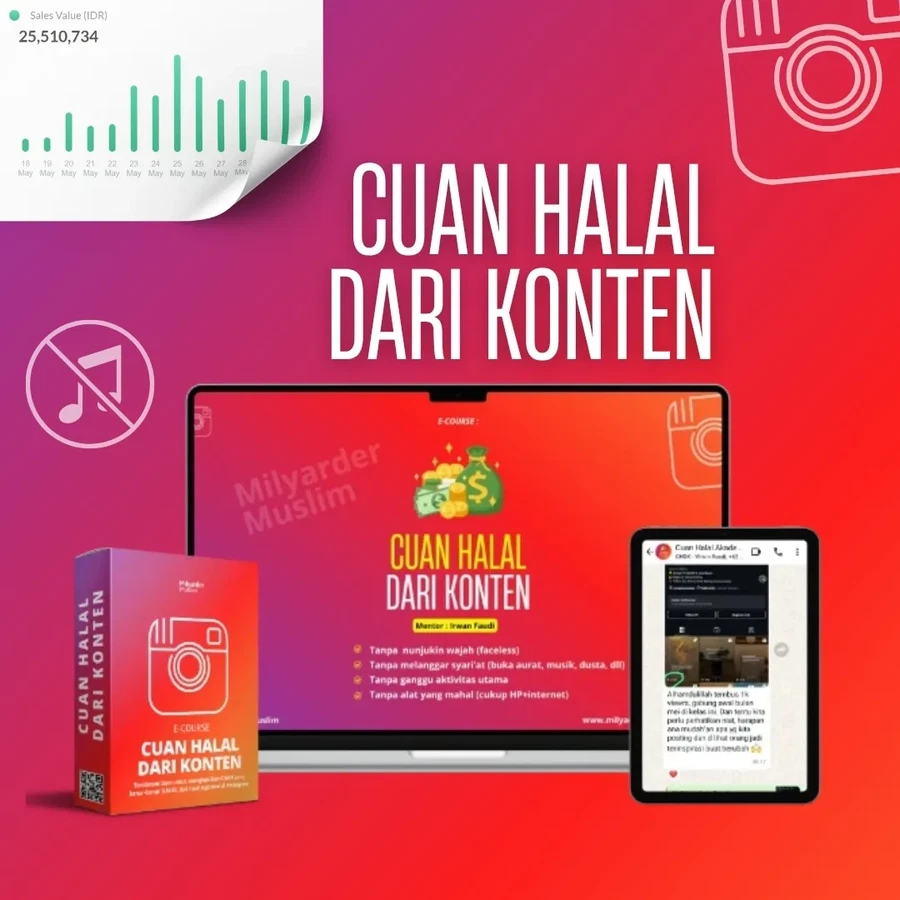E-Course Cuan Halal dari Konten