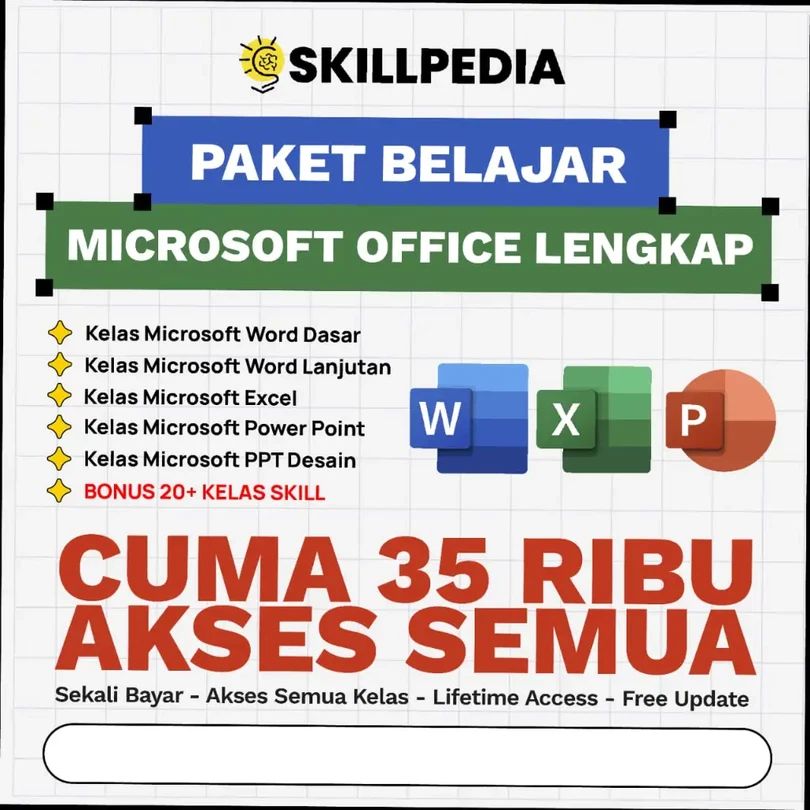 Paket Lengkap Belajar Microsoft Office